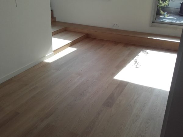 Pose de parquet Contrecollé à Le Mans