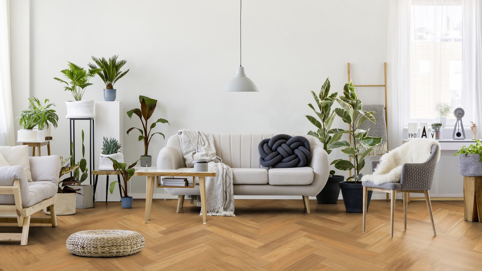 Parquet massif Salon