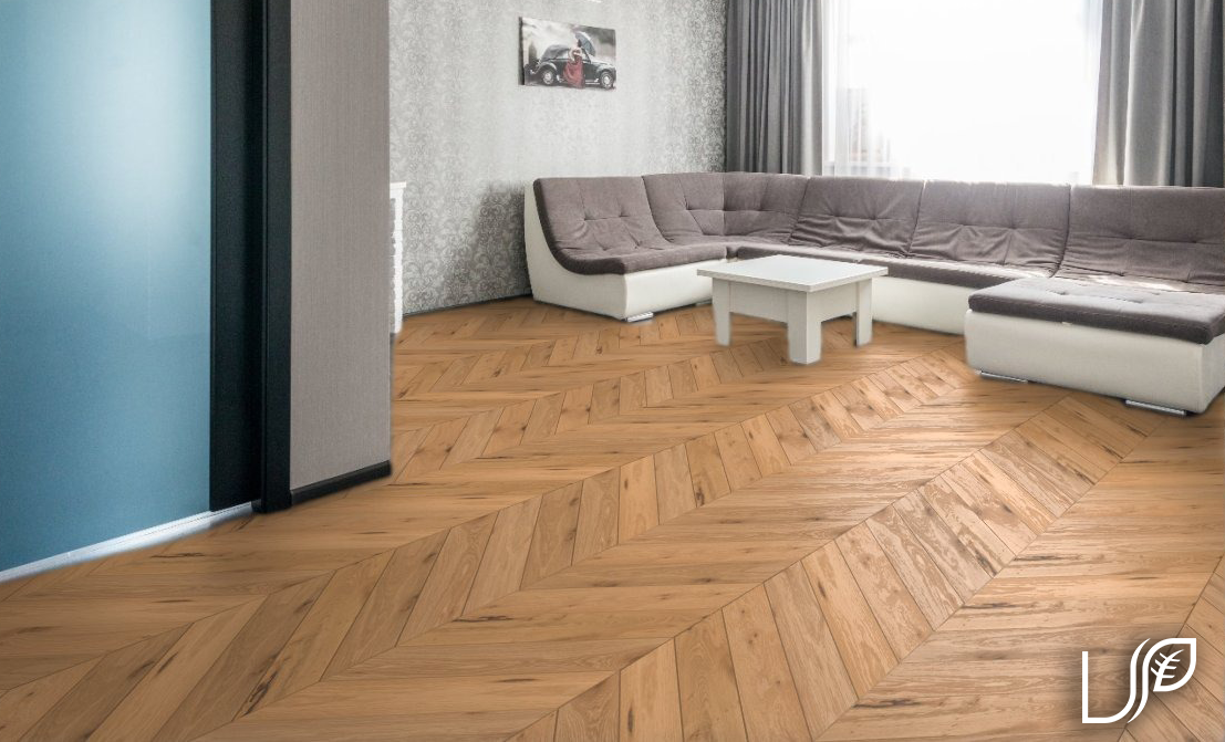 Parquet contrecollé RC58C - Point de Hongrie