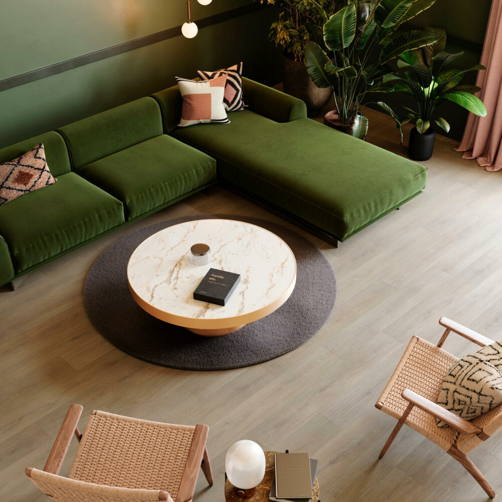 Sol Stratifié - BERRY ALLOC - Connect 8V4 - Select Light Brown