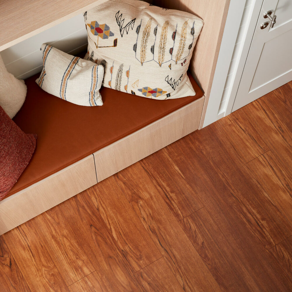 Sol Stratifié - BERRY ALLOC - Connect 8V4 - Teak Brown