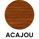 Parquet Pont de bateau - Acajou
