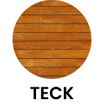 Parquet Pont de bateau - Teck