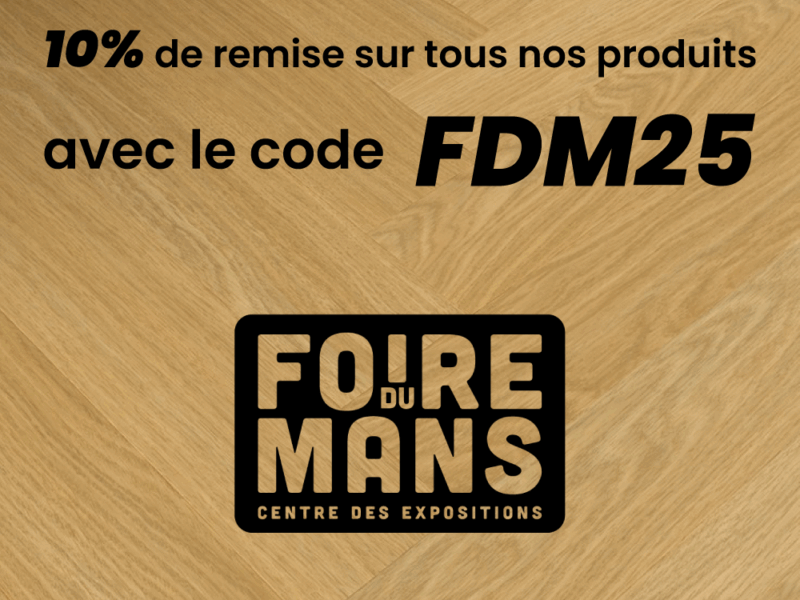 10% de remise avec le code FDM25