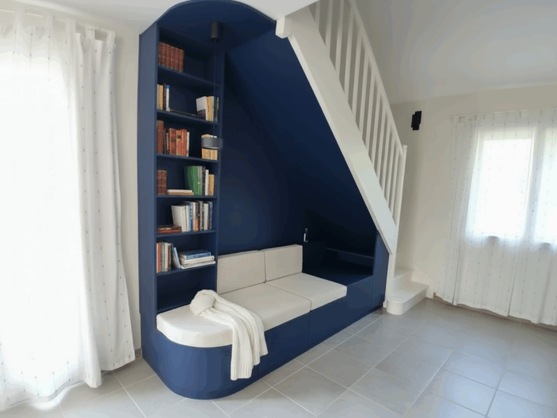 Optimisez le dessous de votre escalier