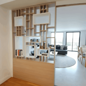 Claustra sur-mesure réalisé par UP Créateur d'Intérieur le Mans