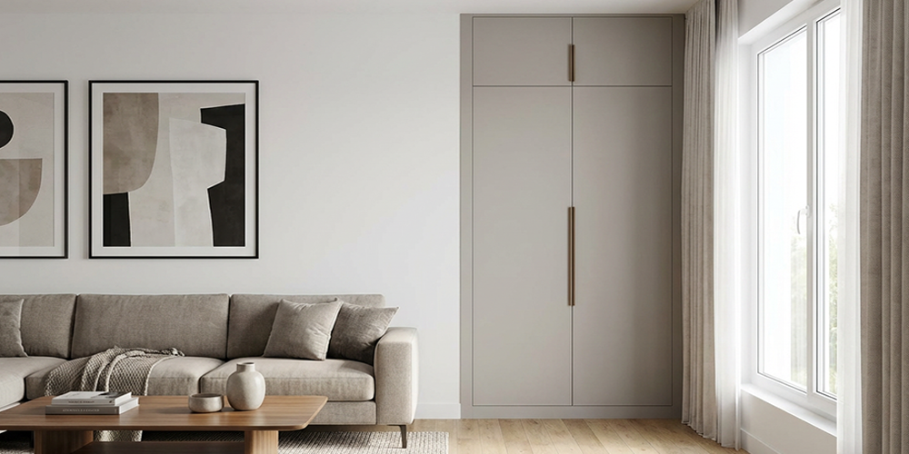 Placard intégré avec rangement sur-mesure par UP le Mans