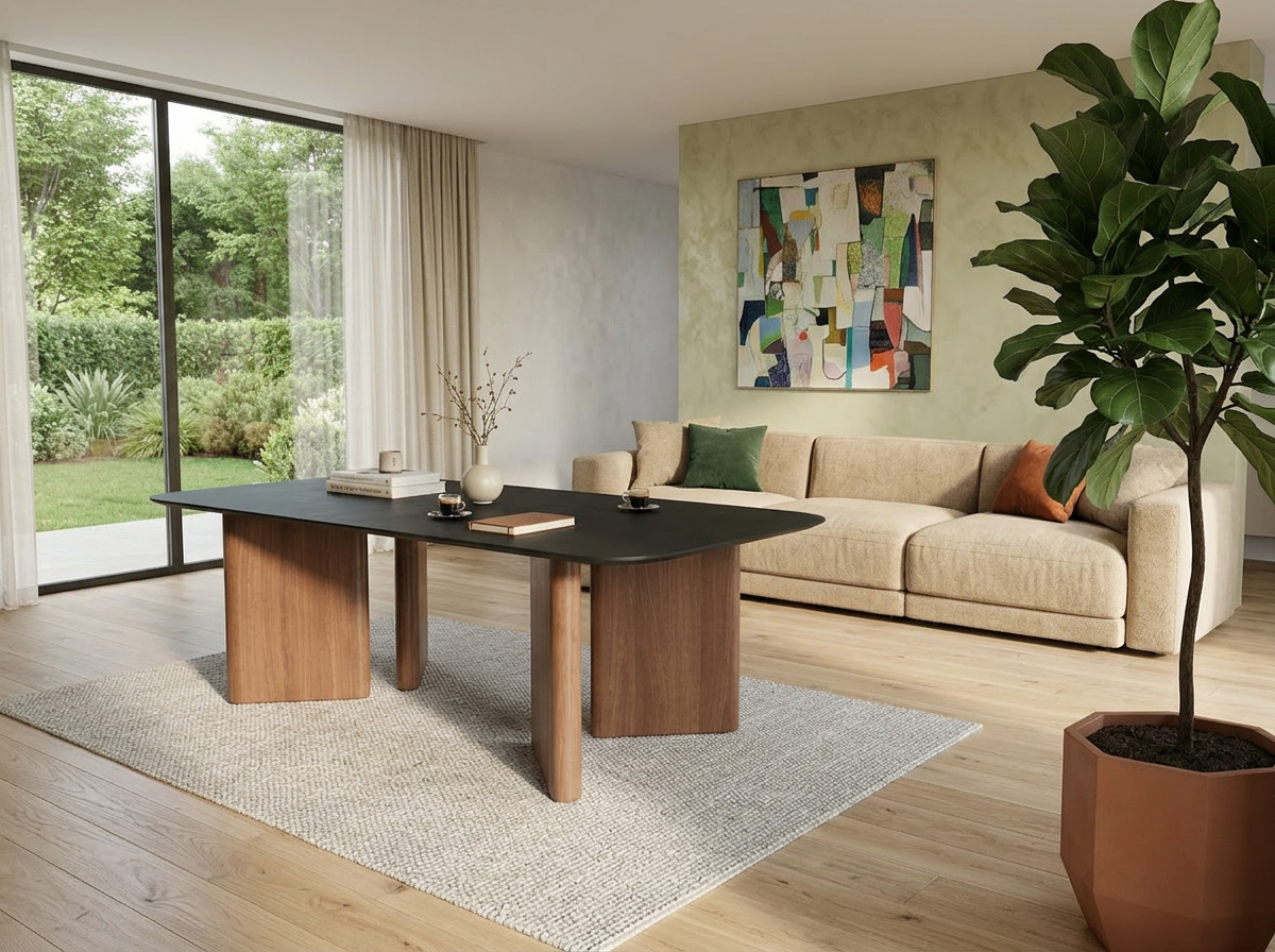 Table de Séjour en bois par UP Le Mans