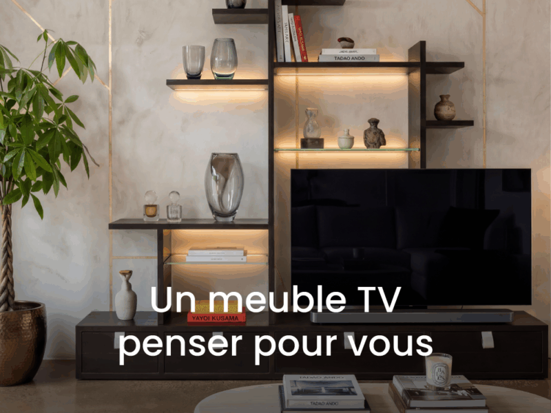 Votre Meuble TV : Une Pièce Maîtresse Sculptée pour Votre Intérieur